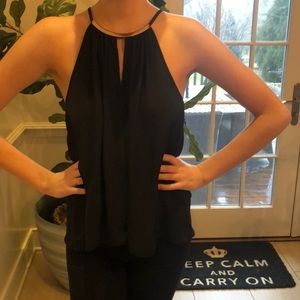 Eight Sixty silk Halter Tank